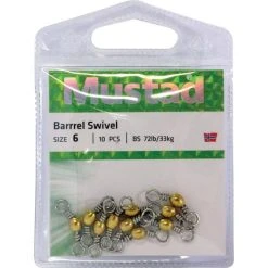 Mustad Barrel Brass Swivel