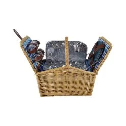 Wanderer Wicker Picnic Basket 4 Person