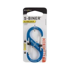 Nite Ize S Biner SlideLock Aluminium No.3 Blue