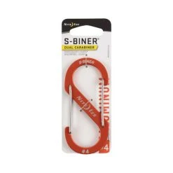 Nite Ize S Biner Dual Carabiner Aluminium No.4 Orange