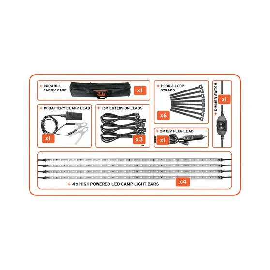 XTM 4x4 Accessories XTM 4 Bar Light Kit 1 XTM 4x4 Accessories XTM 4 Bar Light Kit