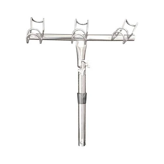 Frank Marine Stainless Steel Portside 3 Way Adjustable Rod Holder 1 Frank Marine Stainless Steel Portside 3 Way Adjustable Rod Holder