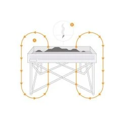 Fireside Portable Popup Fire Pit -Franklin Outlet Store BCF 589727 17 hi res