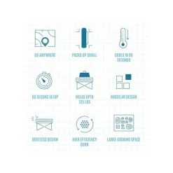 Fireside Portable Popup Fire Pit -Franklin Outlet Store BCF 589727 21 hi res