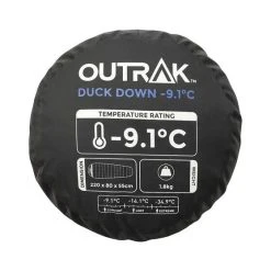 Outrak Duck Down -9.1C Sleeping Bag -Franklin Outlet Store BCF 591859 06 hi res