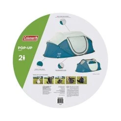 Coleman Pop Up 2 Person Tent -Franklin Outlet Store BCF 596833 03 hi res