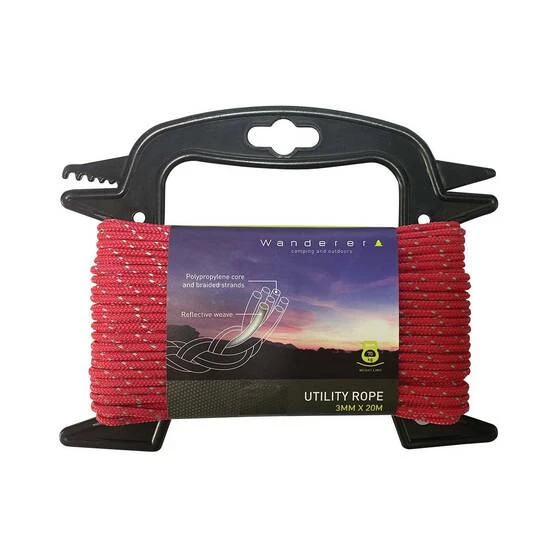 Wanderer Reflective Rope 3mmx20m 1 Wanderer Reflective Rope 3mmx20m