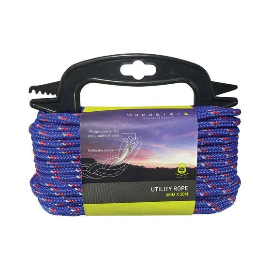 Wanderer Rope Reflective 6mmx20m 1 Wanderer Rope Reflective 6mmx20m