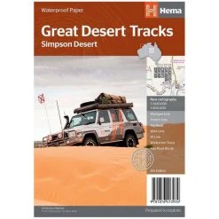 Hema Great Desert Tracks Simpson Desert Sheet