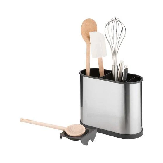 Avanti Stain Steel Slimline Utensil Holder 1 Avanti Stain Steel Slimline Utensil Holder