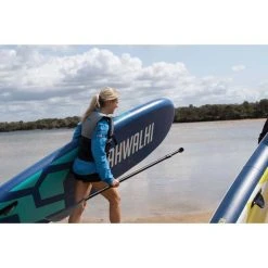 Tahwalhi Inflatable Stand-up Paddle Board 10'6" - Turquoise Bay -Franklin Outlet Store BCF 614696 09 hi res