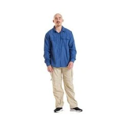 OUTRAK Men's Long Sleeve Hiking Shirt -Franklin Outlet Store BCF 61512701 08 blue hi res