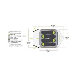 Zempire Pronto 4 V2 Inflatable Air Tent 19 Zempire Pronto 4 V2 Inflatable Air Tent -Franklin Outlet Store BCF 617452 06 hi res