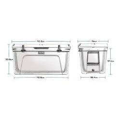 YETI® Tundra® 110 Hard Cooler -Franklin Outlet Store BCF 629332 03 white hi res