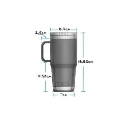 YETI Rambler® Travel Mug With StrongHold™ Lid 591ml Black -Franklin Outlet Store BCF 629406 06 black hi res