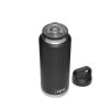 YETI Rambler® Bottle With Chug Cap 1.36L Black