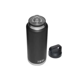 YETI Rambler® Bottle With Chug Cap 1.36L Black