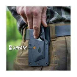 Gerber Tri-Tip Mini Cleaver Black-Green -Franklin Outlet Store BCF 631856 03 hi res