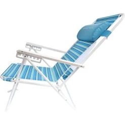 Wanderer Seafoam Stripe Beach Chair -Franklin Outlet Store BCF 632491 03 hi res