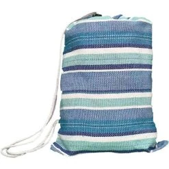 Wanderer Seafoam Stripe Single Hammock -Franklin Outlet Store BCF 632770 04 hi res