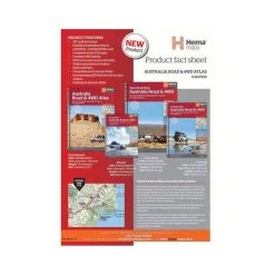 Hema Australia Road And 4WD Easy Read Atlas