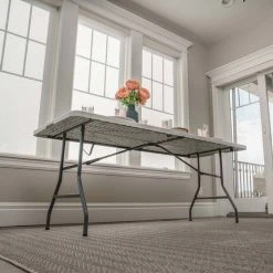 Peakform 6ft Centrefold Blow Mould Folding Table -Franklin Outlet Store BCF 634100 08 hi res