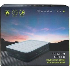 Wanderer Premium Double High Queen Air Bed With 240V Pump -Franklin Outlet Store BCF 634326 06 hi res