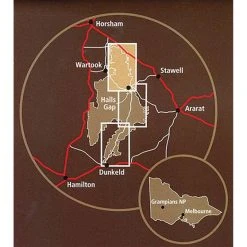 PARKS VICTORIA Meridian Maps Northern Day Walks Grampian National Park -Franklin Outlet Store BCF 635007 02 hi res