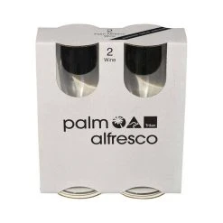 Palm Alfresco Tritan Forever Unbreakable Wine Glass 2 Pack