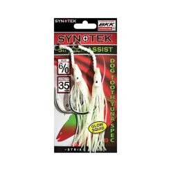 Synotek Single Assist Hooks 6/0 3.5cm Full Glow