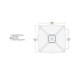 Zempire Aerobase 3+1 Wall Shade Shelter -Franklin Outlet Store BCF 643768 07 hi res