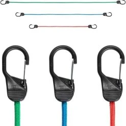 Nite Ize Carabiner SlideLock Bungee 36" Blue -Franklin Outlet Store BCF 649422 05 hi res