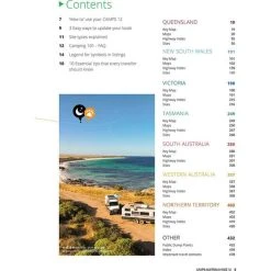 Hema Camps 12 Australia Wide Free & Budget Campsite Book: A4 Standard Edition -Franklin Outlet Store BCF 656489 04 hi res