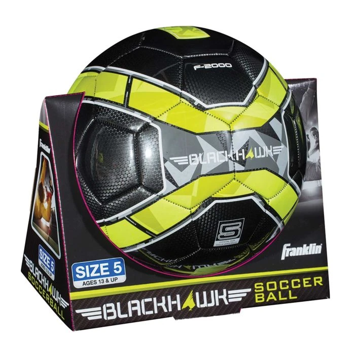 Franklin Blackhawk Soccer Ball 2 Franklin Blackhawk Soccer Ball - Image 2
