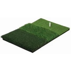 Franklin Tri-turf Golf Hitting Mat With Rubber Tee -Franklin Outlet Store tri turf golf hitting mat with rubber tee 92502x dtl 3qtr